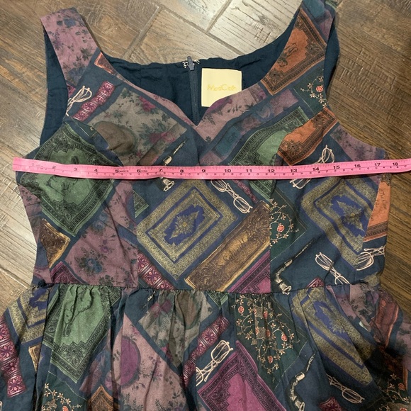 Modcloth To Thrill A Mockingbird Dress Reading Glasses Book Library Novelty S - Picture 10 of 13